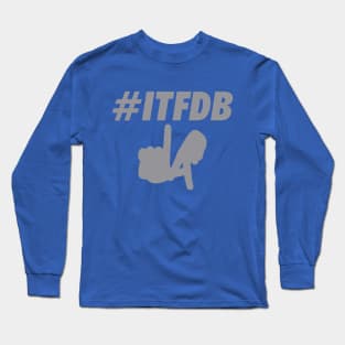 ITFDB LA Hands, Grey Long Sleeve T-Shirt